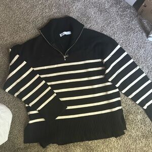 Zara Knit Zip Sweater